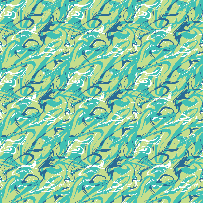 Spring Green Paint Pour Pattern Acrylic Sheets - CMB Pattern Acrylic